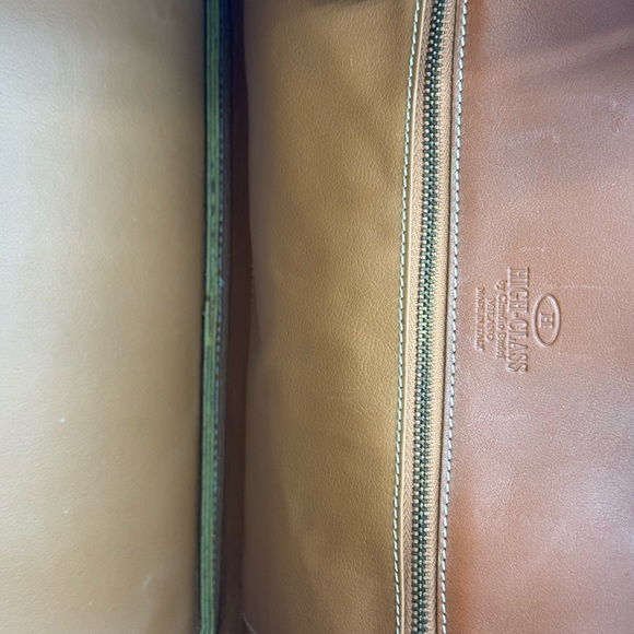 HIGH-CLASS by Claudio Budel 1971 MILANO 30 Bag in Gold Brown • Made in ITALY - Picture 15 of 16